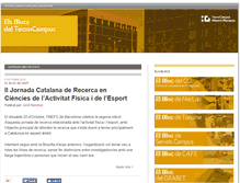 Tablet Screenshot of blocs.tecnocampus.cat